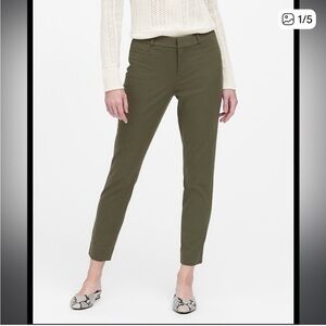 Banana Republic Olive Green Sloan pants size 4